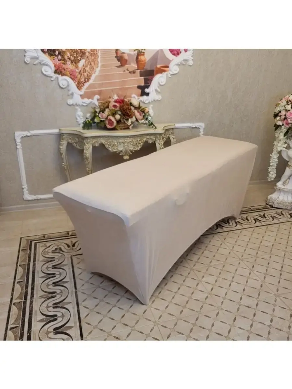 Чехол на кушетку велюровый 190/70 удлиненный