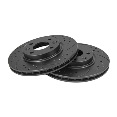 Диск тормозной GANZ передний перфорированный PRO-Line с покрытием (комплект - 2 шт) RENAULT Logan II 2013 / Vent D=258mm Арт.: GIJ06062S