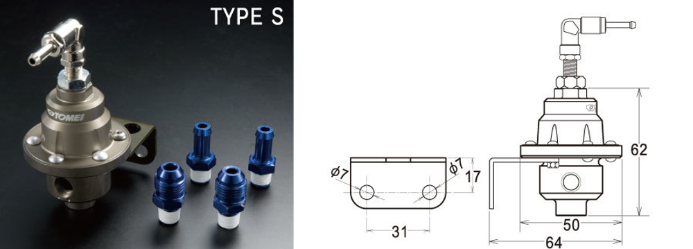 Оригианльный топливный регулятор Tomei Type S