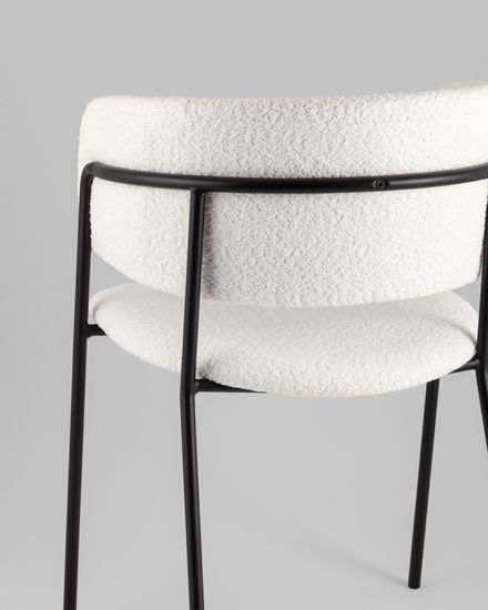 Кресло Нэлли New, букле белый