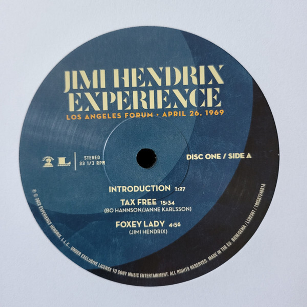 Jimi Hendrix Experience / Los Angeles Forum - April 26, 1969 (2LP)