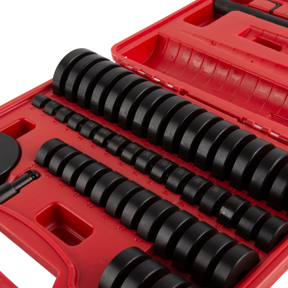 WDK-214910 Набор оправок для выпрессовки и запрессовки подшипников, втулок, сальников, 52 предметов