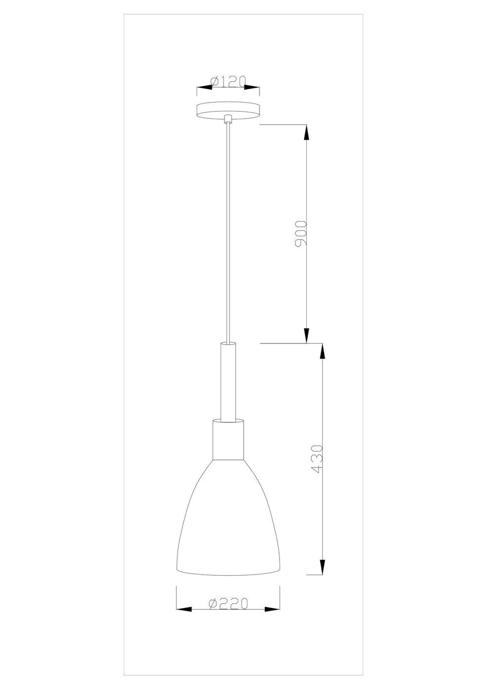 Подвесной светильник Moderli V1282-1P Toni