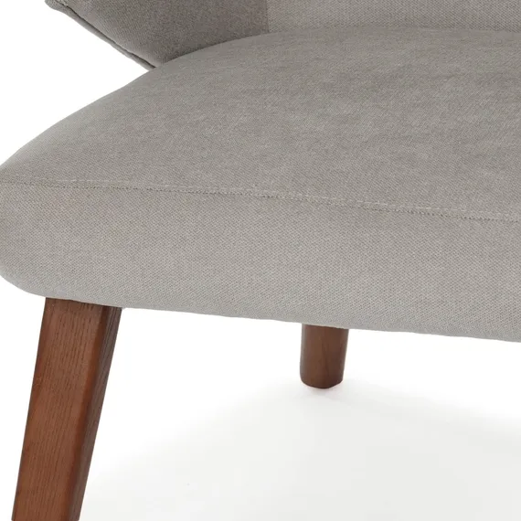 Лаунж-кресло Zazy, светло-серое