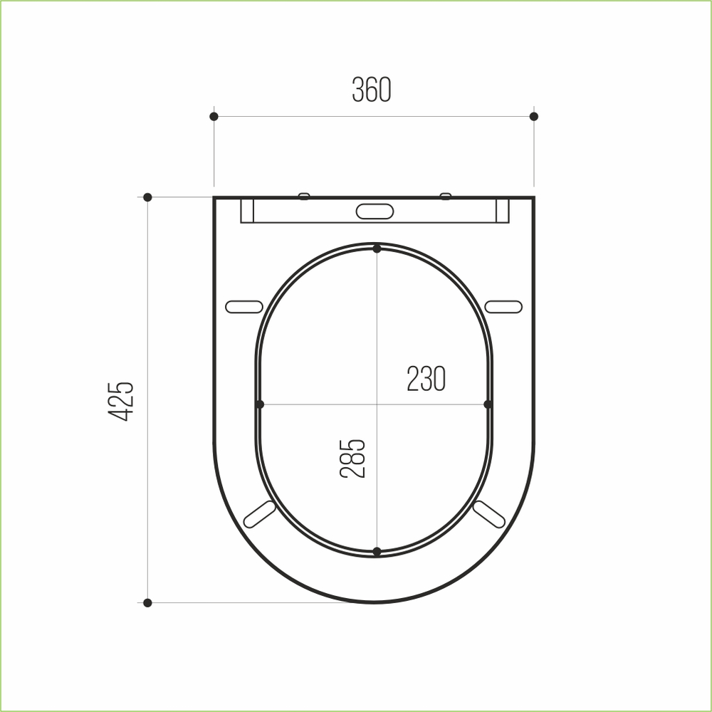 Сиденье для унитаза  WAVE ROUND дюропласт, микролифт БЕЛЫЙ глянец