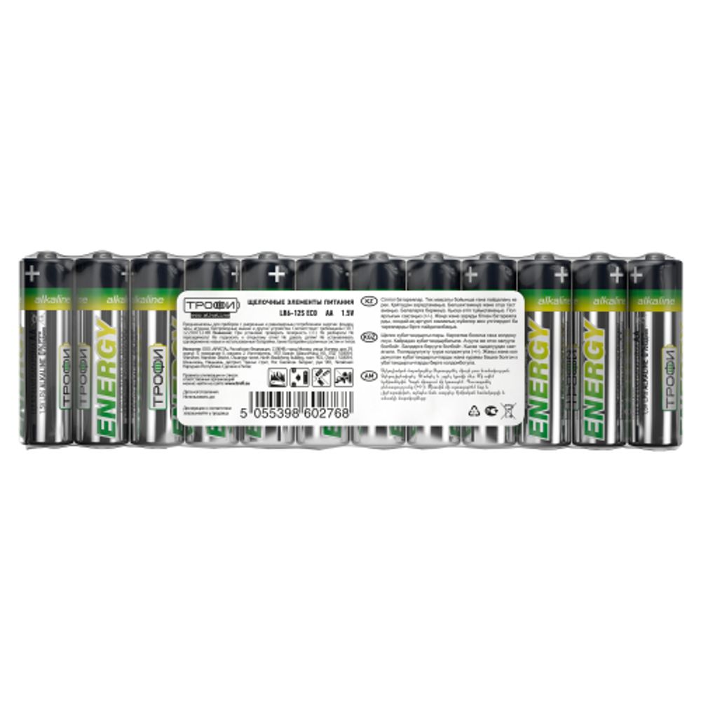 Батарейки Трофи LR6-12S ENERGY Alkaline