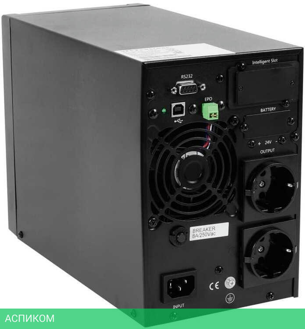 Источник бесперебойного питания PowerMan Online 1000 (6120489)