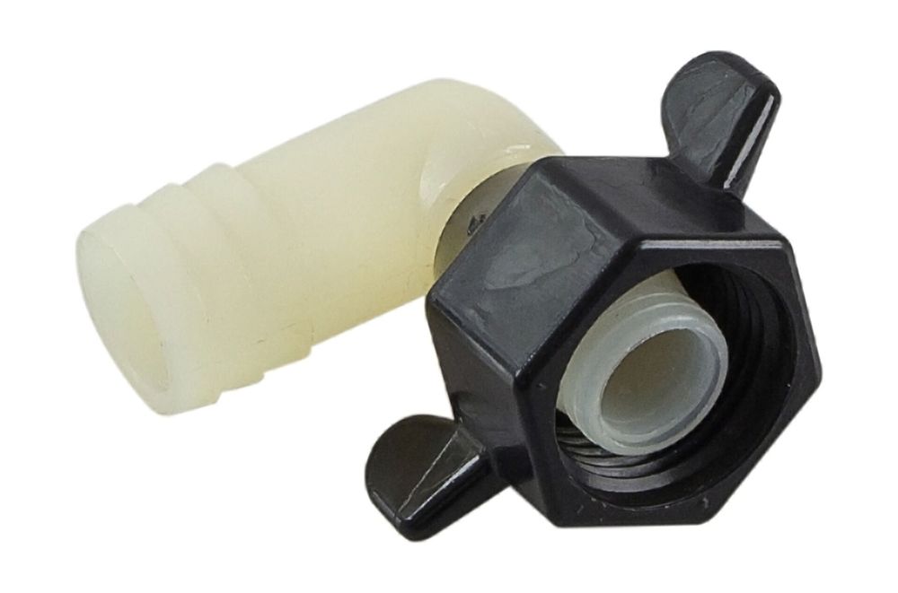 Фитинг Shurflo угловой резьба-&quot;елочка&quot; 1/2”-14 NPT(F)x5/8”