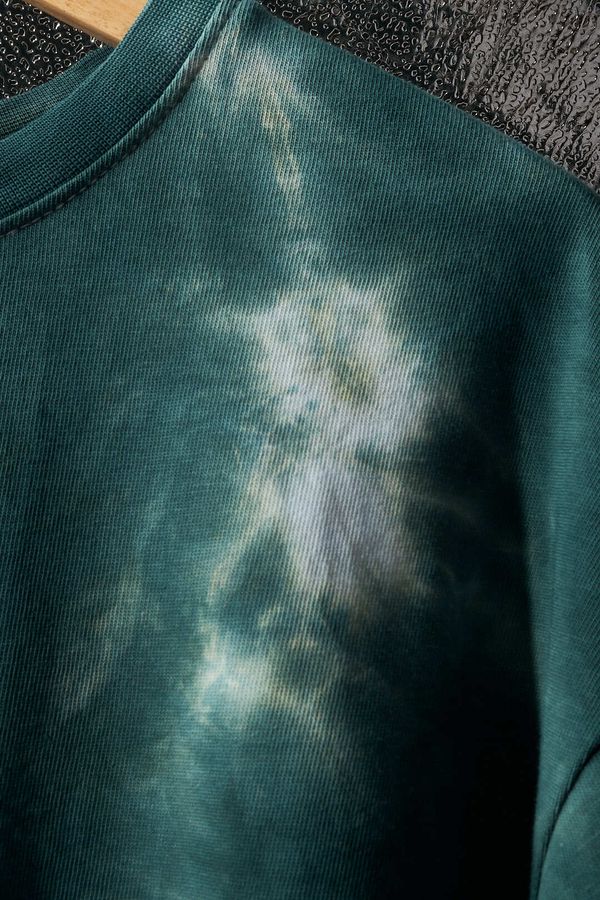 Футболка Тай-дай зеленая - фото 15