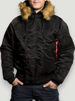 Alpha N-2B Flight Jacket (черная - black)