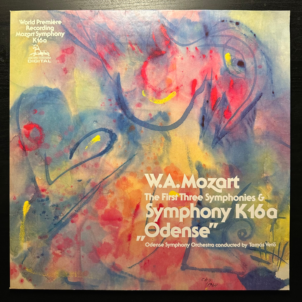 Моцарт - Первые три симфонии, симфония "Odense" (Англия 1984г.)