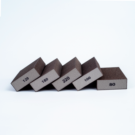 OMIT 100S Шлифовальный 4-х сторонний блок 100*70*25мм 10053 Р180