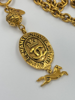 Колье Chanel с подвеской лошадь