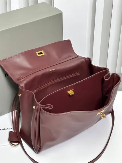BALENCIAGA RODEO HANDBAG Бордовый