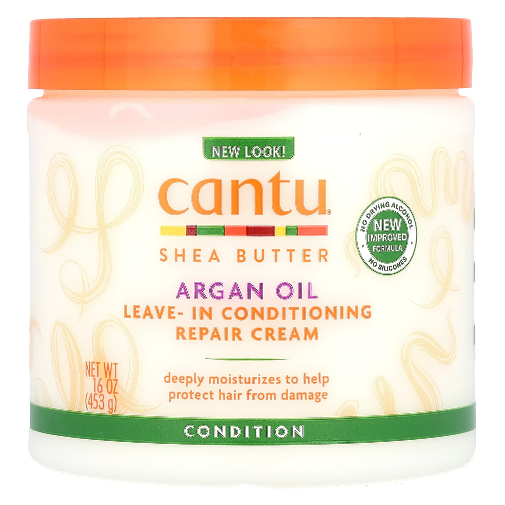 Cantu, несмываемый крем с аргановым маслом, 453 г (16 унций)