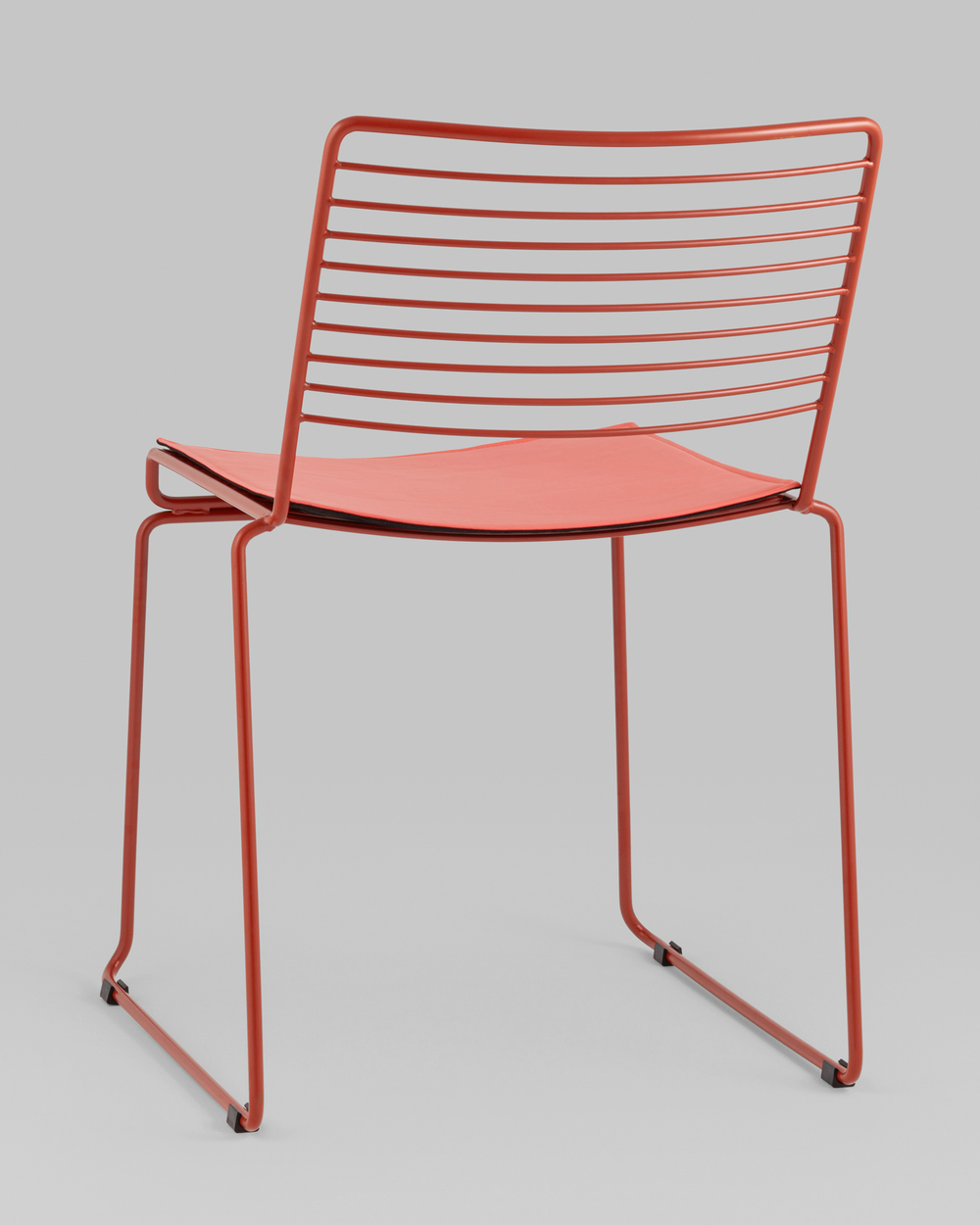 Стул обеденный Danny бордовый с подушкой