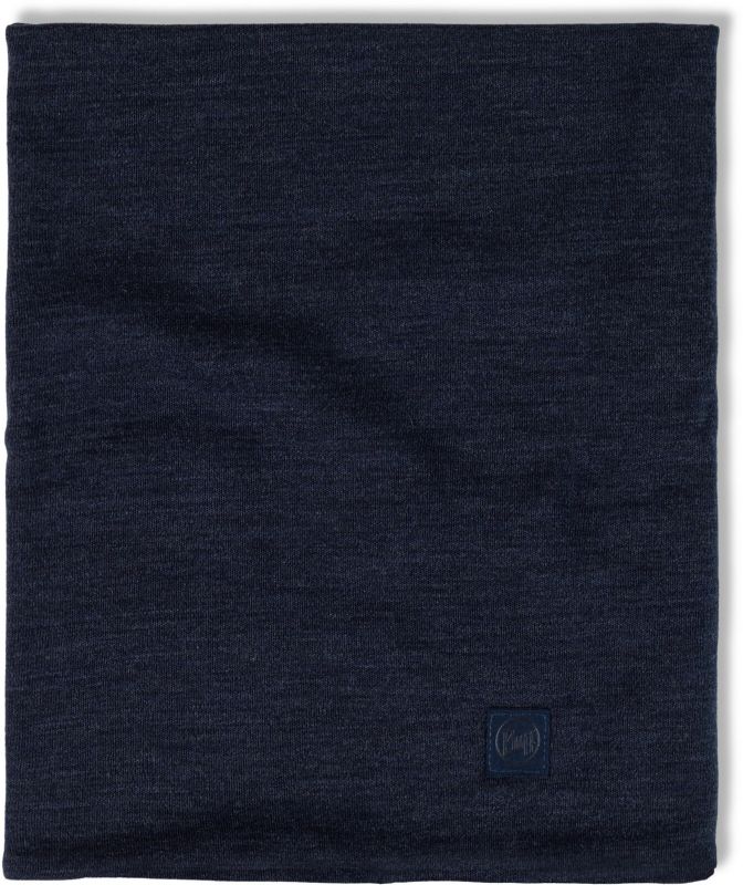 Теплый шерстяной шарф-труба Buff Merino Heavyweight Solid Indigo Фото 5