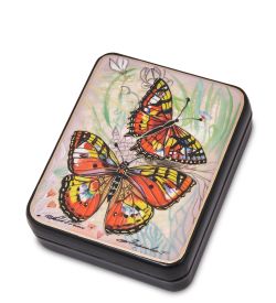 Народные промыслы ШК-55/260-A Шкатулка «Бабочки» исп. Маркова