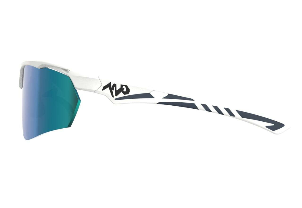 Спортивные очки 720armour Orca / Matte White / HC Violet Green/ Cylinder Lens