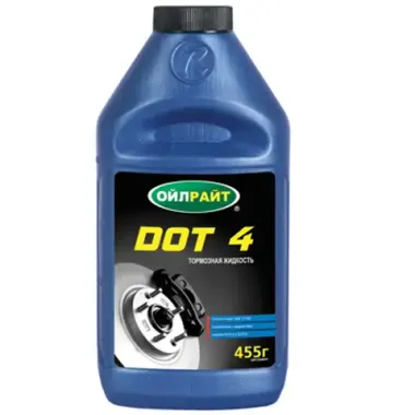 Тормозная жидкость DOT-4 455г Oil Right