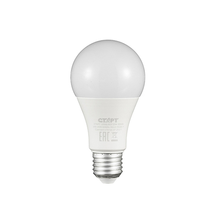 Лампа светодиодная LED Старт ECO Груша, E27, 20 Вт, 2700 K, теплый свет