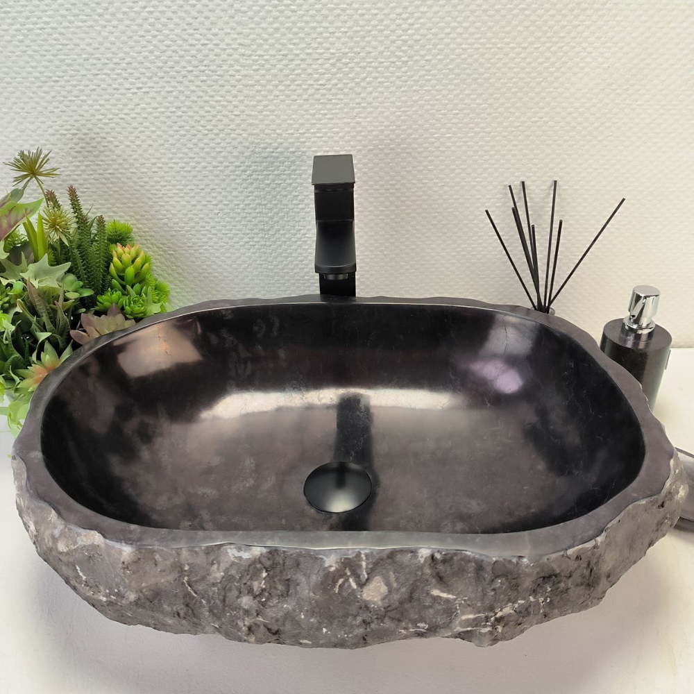 Раковина из мрамора Erozy Black EM-62792 54*39*15 11