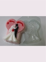 Форма пластиковая С Днем Свадьбы!