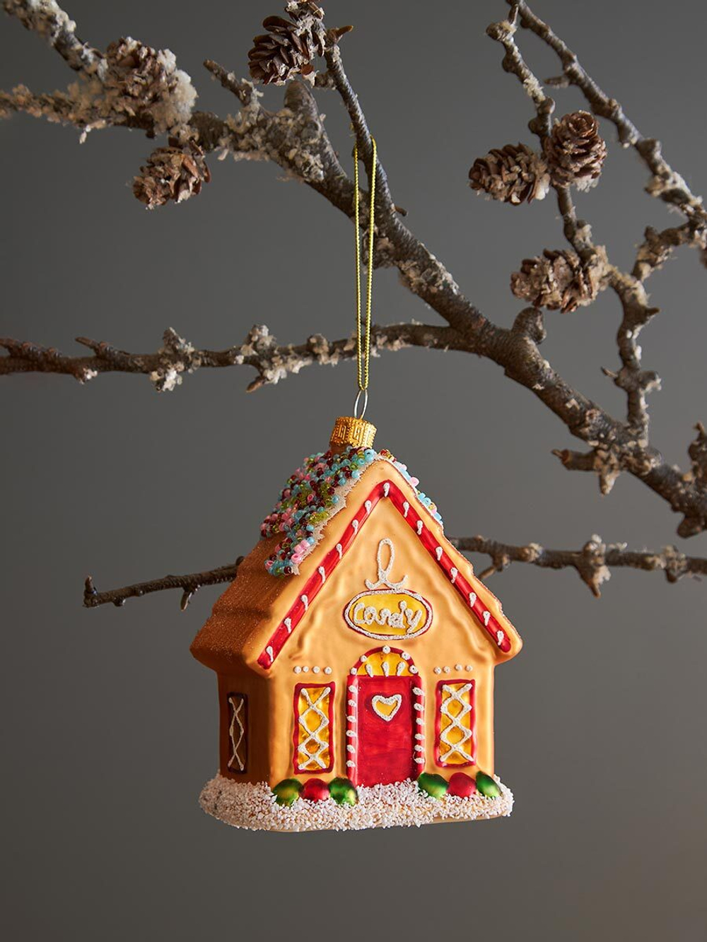 Набор ёлочных украшений ginger celebration из коллекции new year essential, 4 шт.