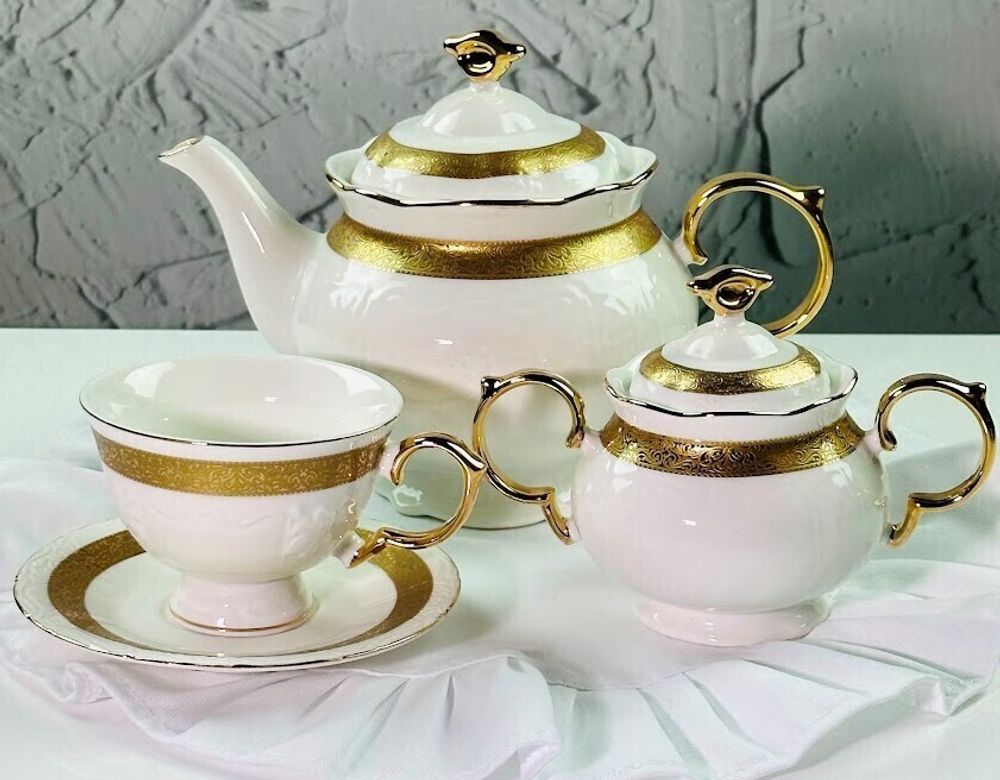 Lenardi 109-119 Чайный сервиз 14пр. 230 мл в под.уп.(х3)Фарфор