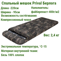 Спальный мешок Prival Берлога