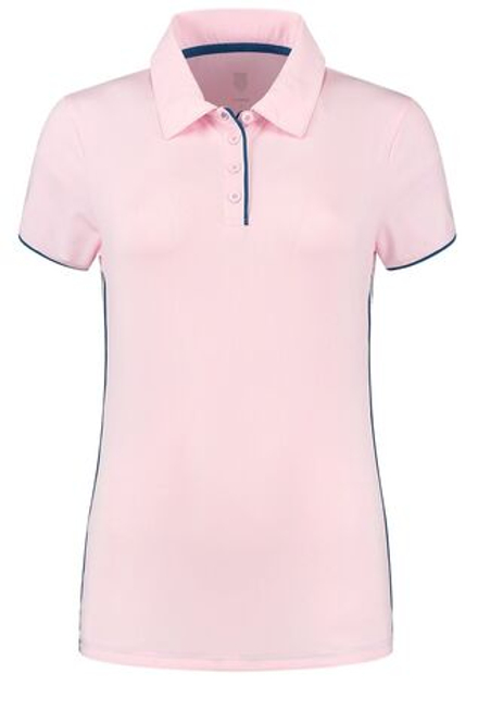 Женская теннисная футболка K-Swiss Tac Hypercourt Polo 4 - Розовый