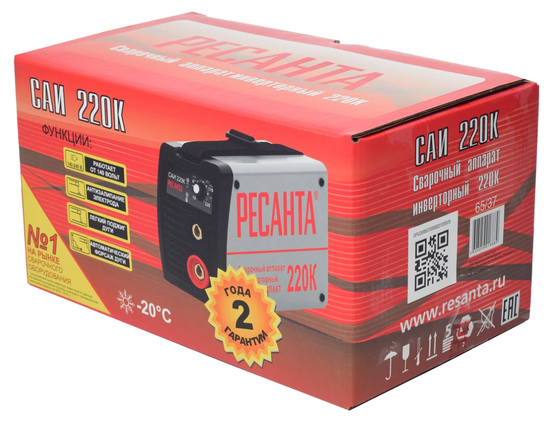 Сварочный инвертор "РЕСАНТА" САИ-220К