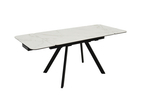 Стол Аврора Леон NEW, Керамогранит, Черный/Calacata vaglioro