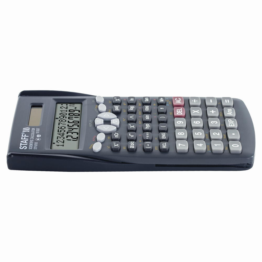 Калькулятор инженерный STAFF STF-810 (161х85 мм) 240 функций 10+2 разрядов двойное питание