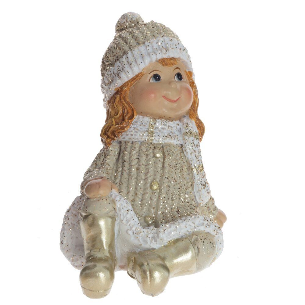 GAEM Фигурка декоративная "Мальчик/Девочка", L7,5 W5 H5,5 см, 2в.