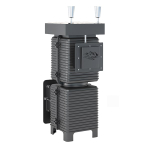 Печь для бани Эверест "Легкий пар Профи" под обкладку Б/В (чугунная закрытая каменка)