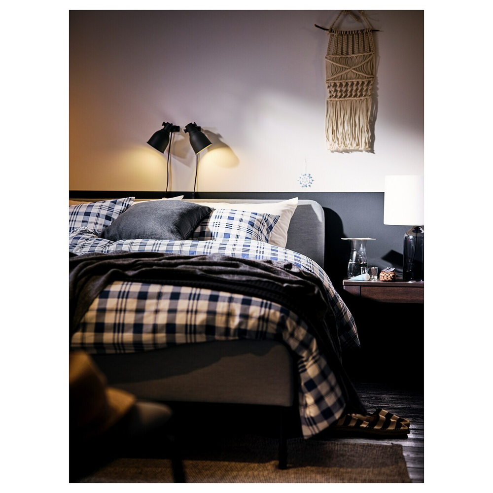 Настенный светильник IKEA HEKTAR (ХЕКТАР), Темно-серый, 22 см