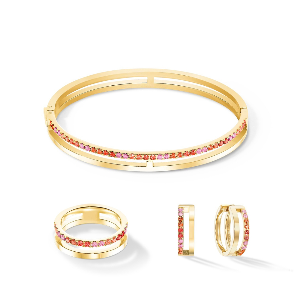 Кольцо Coeur de Lion Red-Gold 0136/40-0316 58