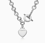 Колье из серебра с бриллиантом, Tiffany💝 с сердцем, return to T&CO✨exclusive✨
