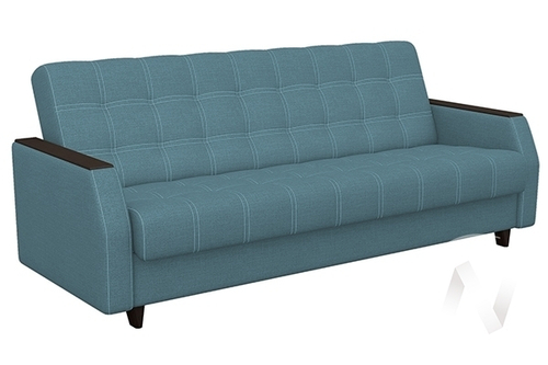 Диван Феникс НПБ (венге лак/BRAVO BLUE)