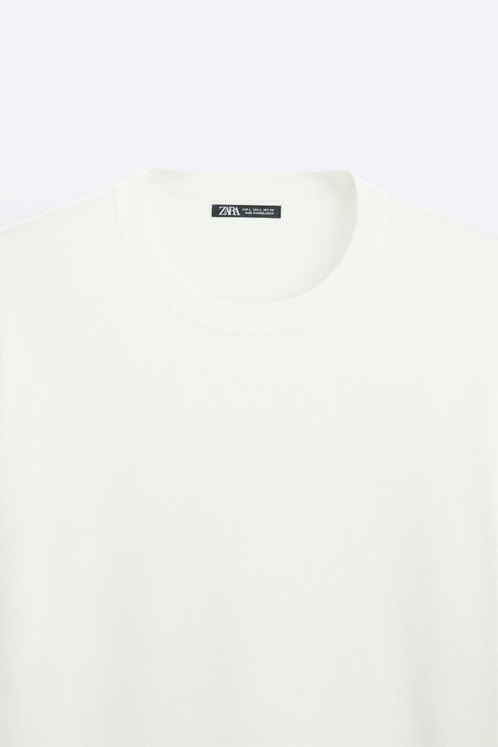 ZARA СВИТЕР ИЗ СМЕСОВОЙ ВИСКОЗЫ, ЖЕЛТОВАТО-БЕЛЫЙ