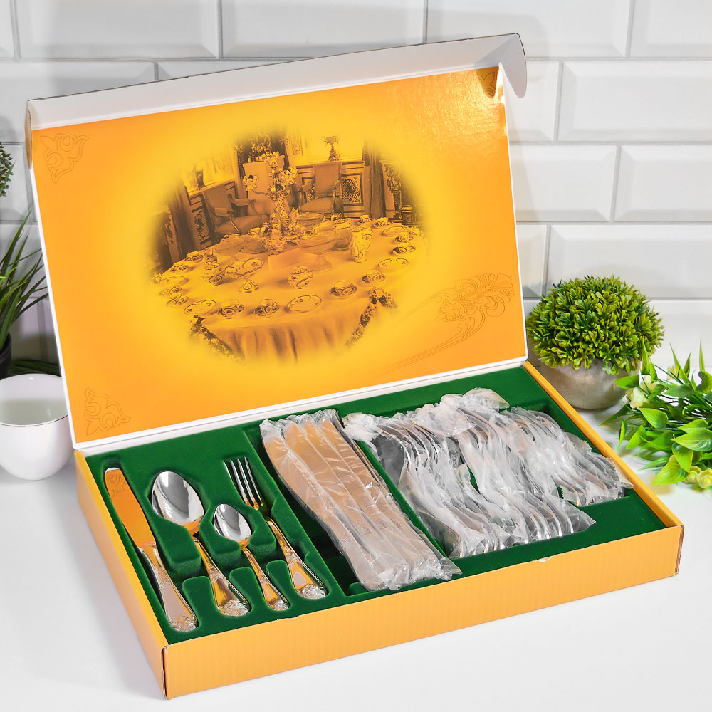 Набор столовых приборов 24 предмета "Дворцовый" М-17 Ц МГ