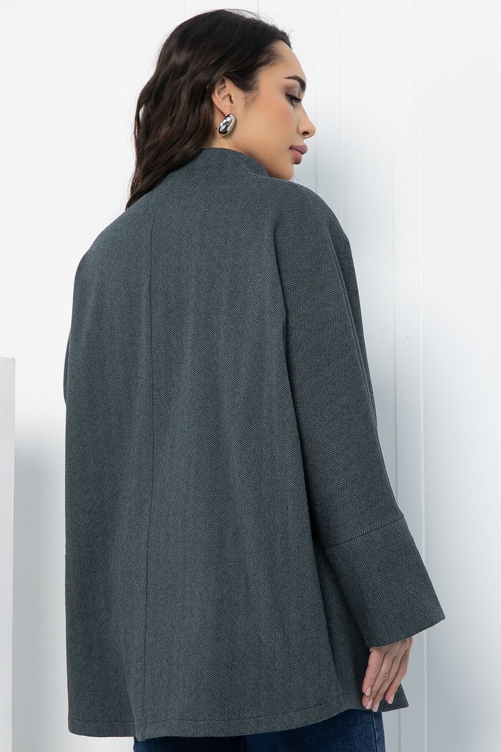 Жакет Вместе навсегда (темно-серый) Б12804-4М LT Collection