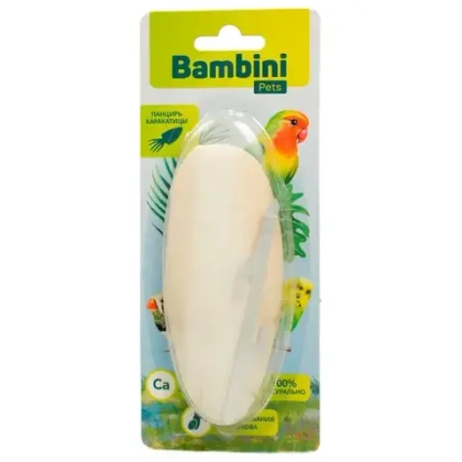 BAMBINI PETS Панцирь каракатицы (сепия) для средних попугаев, 13 см