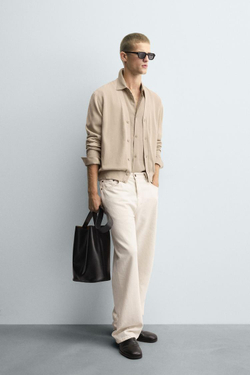 ZARA ЛЕГКИЙ КАРДИГАН, БЕЖЕВЫЙ