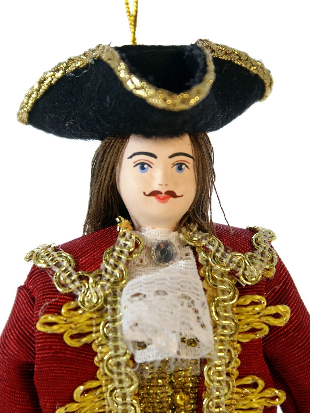 Кукла фарфоровая на елку Петр 1