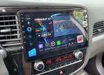 Магнитола Mitsubishi Outlander 3 2019-2022 (прямоугольный климат) - FarCar DX2005M монитор 10" IPS на Android 13, 4+64Гб, CarPlay