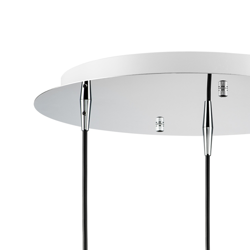 803051 Подвес PENTOLA 3х25W G9 ХРОМ/ПРОЗРАЧНЫЙ