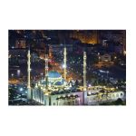 Алмазная мозаика Alingar, на подрамнике, с полным заполнением, (матов.), 20х30 см, 20 цветов, "Сердце Чечни"