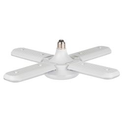 Фитолампа для растений светодиодная ЭРА GREEN LINE ФИТО-65W-PFR-E27-GR 5-ти лепестковая полного спектра 65 Вт Е27